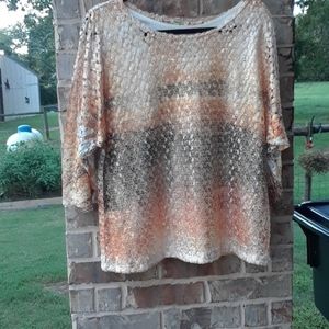 Rebas beautiful glittery top size large